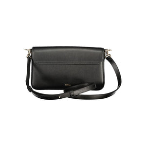 Furla Black Leather Women Handbag