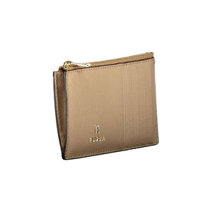 Furla Beige Leather Women Wallet