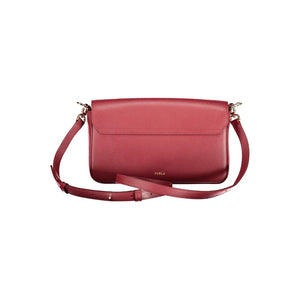 Furla Red Leather Women Handbag