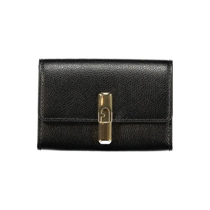 Furla Nero Leather Women Wallet