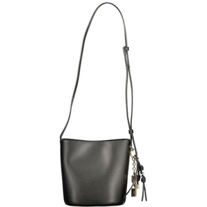 Furla Black Leather Women Bucket Bag