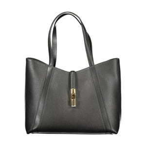 Furla Nero Leather Women Handbag