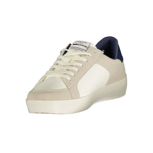 Gas White Polyurethane Mens Sneaker