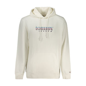 Tommy Hilfiger White Cotton Men's Hooded Sweatshirt