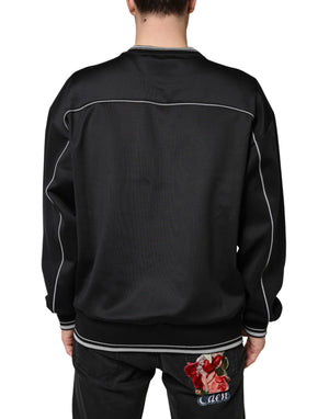 Dolce & Gabbana Black DG Logo Crew Neck Sweatshirt Sweater