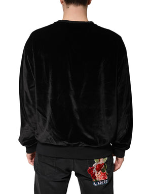 Dolce & Gabbana Black DG Logo Crew Neck Sweatshirt Sweater