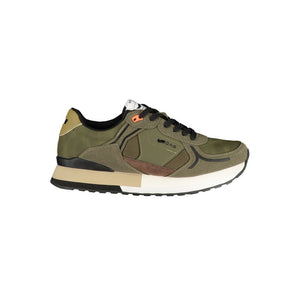 Gas Verde Polyurethane Men Sneaker