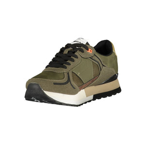 Gas Verde Polyurethane Men Sneaker