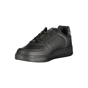 Gas "Black Polyurethane Women's Sneaker"
