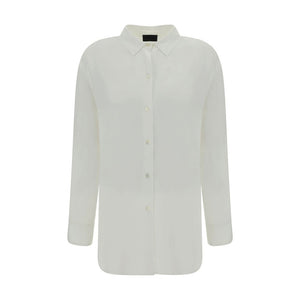 F.IT White Acetate Dress Shirt