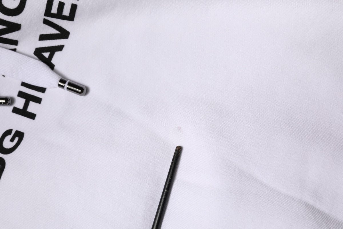 Dolce & Gabbana White Logo Cotton Hooded Sweatshirt  Sweater