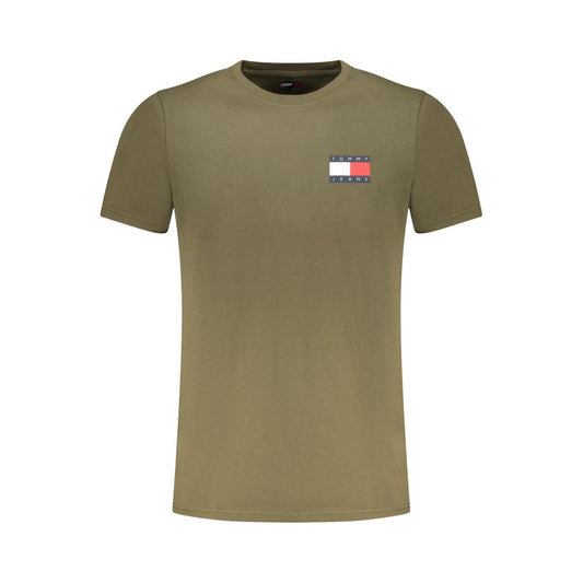 Tommy Hilfiger Verde Cotton Men T-Shirt