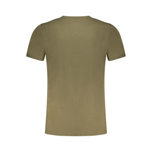 Tommy Hilfiger Verde Cotton Men T-Shirt
