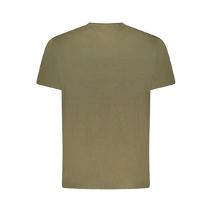 Tommy Hilfiger Verde Cotton Men T-Shirt