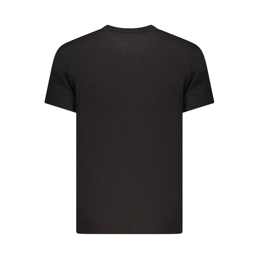 Tommy Hilfiger Black Cotton Men's T-Shirt