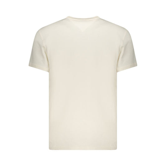 Tommy Hilfiger White Cotton Men's T-Shirt