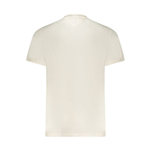 Tommy Hilfiger Bianco Cotton Men T-Shirt