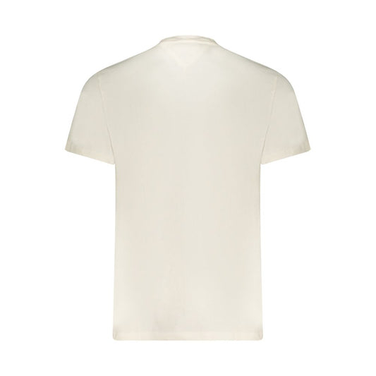 Tommy Hilfiger Bianco Cotton Men T-Shirt