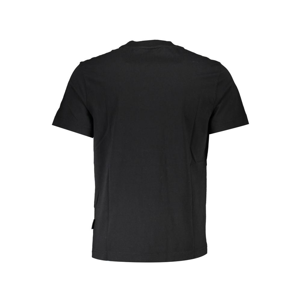 Napapijri Black Cotton Men's T-Shirt