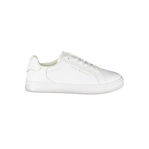 Tommy Hilfiger White Leather Women's Sneaker