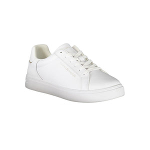Tommy Hilfiger White Leather Women's Sneaker