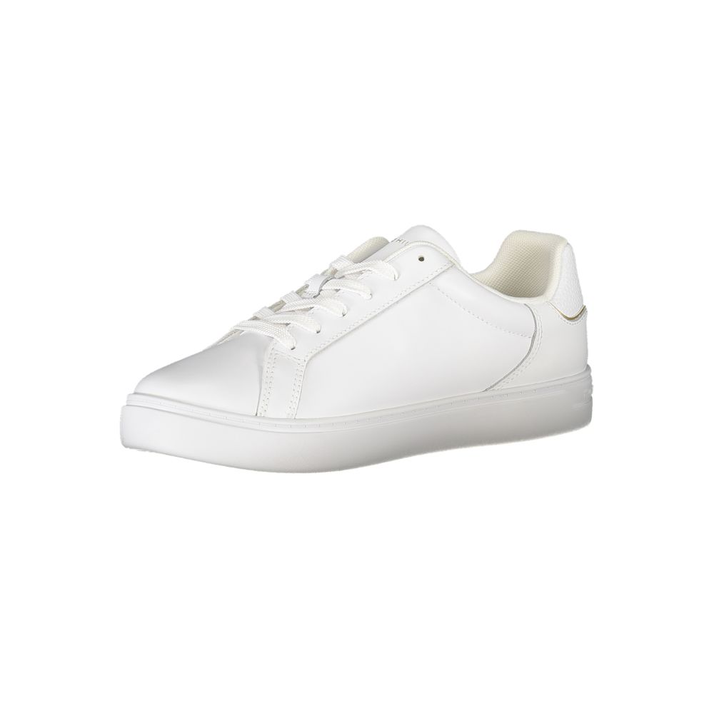 Tommy Hilfiger White Leather Women's Sneaker
