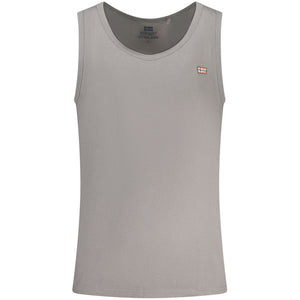 Norway 1963 Grigio Cotton Men Tank Top