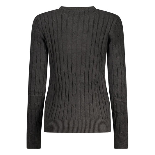 Norway 1963 Black Viscose Women Sweater