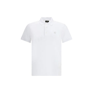 Fendi White Cotton Polo Shirt