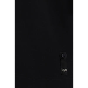 Fendi Black Cotton T-Shirt