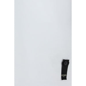 Fendi White Cotton T-Shirt