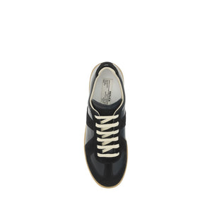 Margiela Black Rubber Low Top Sneakers
