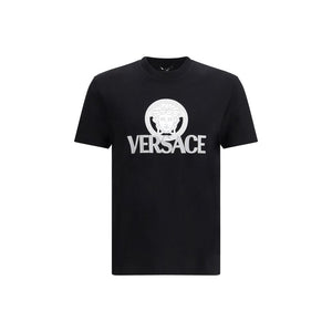 Versace Black Cotton T-Shirt