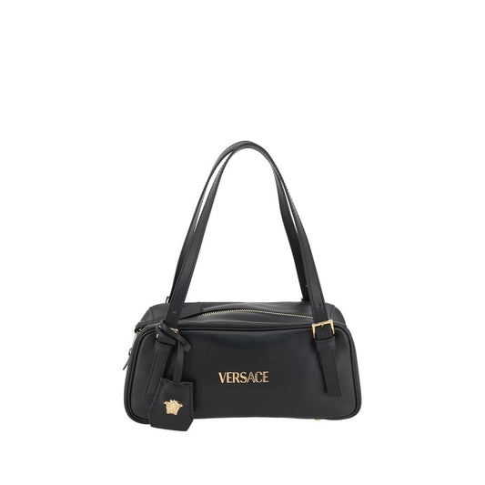 Versace Black Lamb Ovis Aries Aries Shoulder Bag