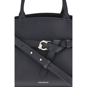 Coccinelle Black Calf Leather Bos Taurus Handbag