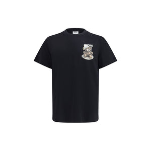 Moschino Black Cotton T-Shirt
