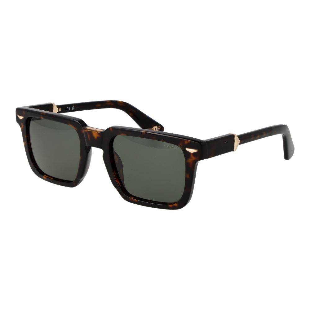 Police Brown Cellulose Acetate Sunglasses