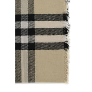 Burberry Beige Wool Scarf