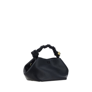 Ganni Black Calf Leather Bos Taurus Handbag