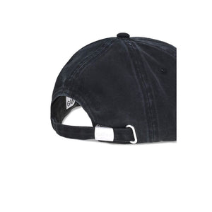 Ganni Black Cotton Cap (Baseball Hat)