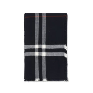 Burberry Blue Wool Scarf