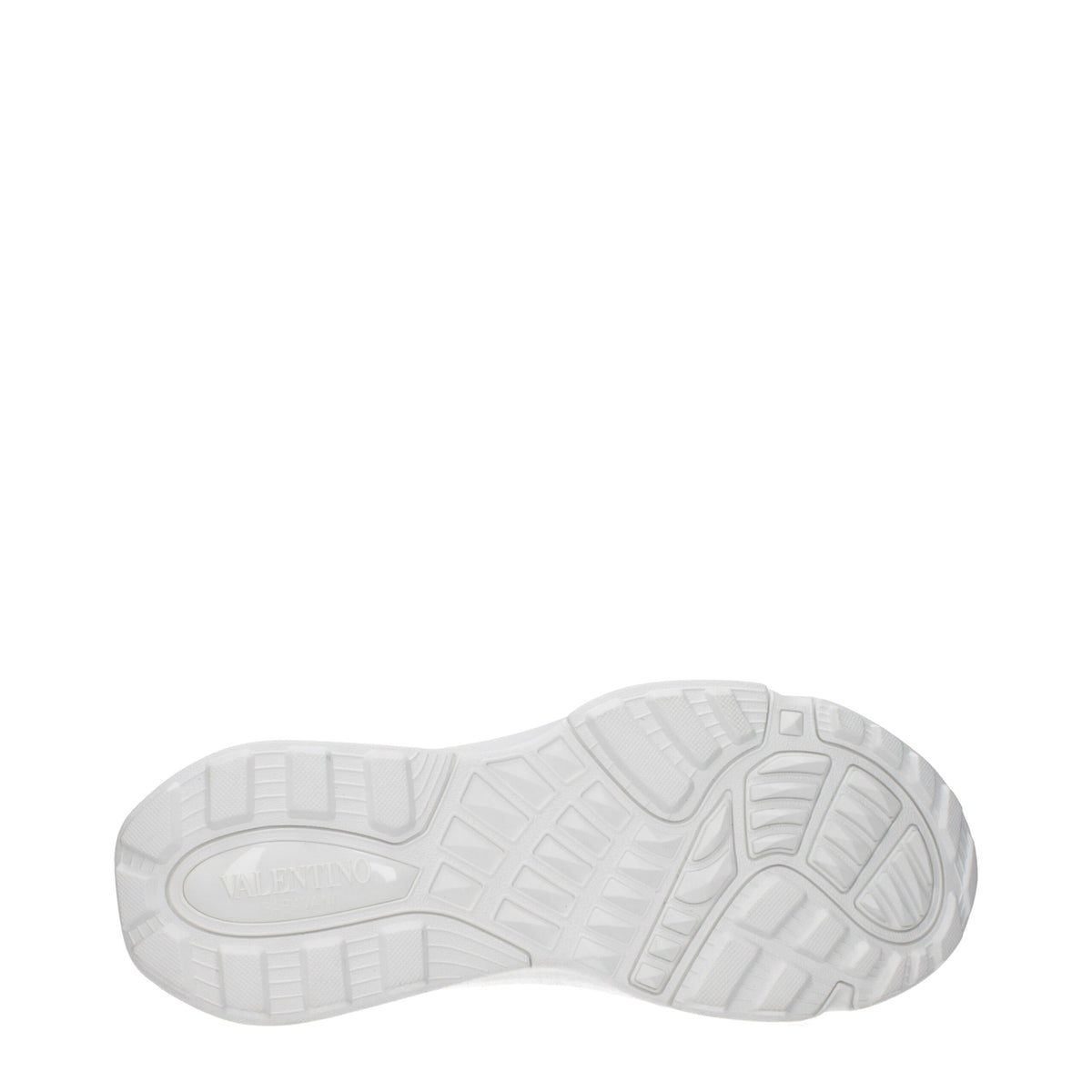 Valentino Garavani White Fabric Athletic Sneakers