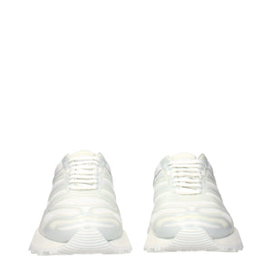 Maison Margiela White Fabric Athletic Sneakers