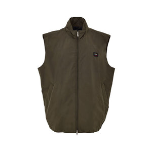 Paul & Shark Green Polyester Sleveless Jacket