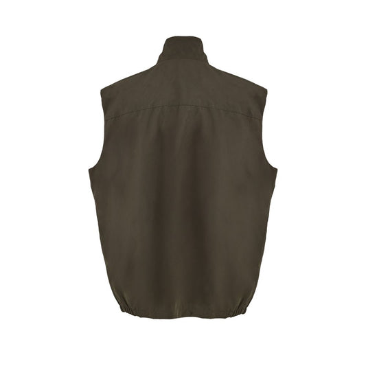 Paul & Shark Green Polyester Sleveless Jacket