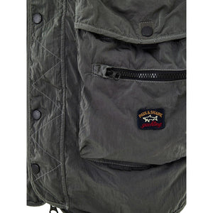Paul & Shark Gray Polyester Sleveless Jacket