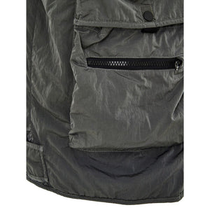 Paul & Shark Gray Polyester Sleveless Jacket