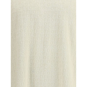 Off-White Cream Cotton T-Shirt