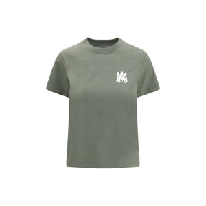 Amiri Green Cotton T-Shirt