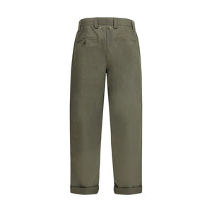 Golden Goose Green Cotton Chino Pants